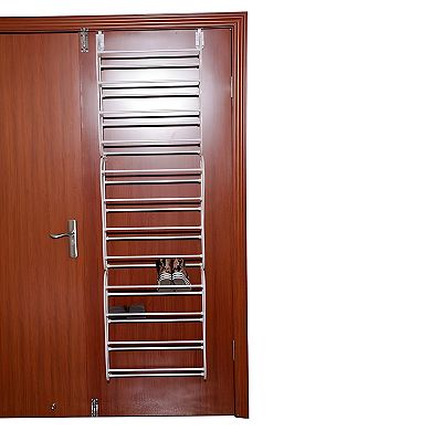 12 Layers Wall-mounted Style Home Shoe Rack - White