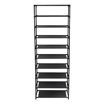 10 tier Stackable Shoe Rack Storage Shelves
