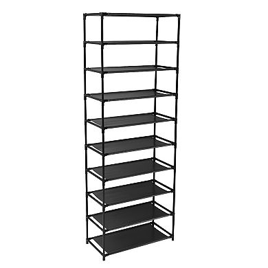 10 Tier Stackable Shoe Rack Storage Shelves