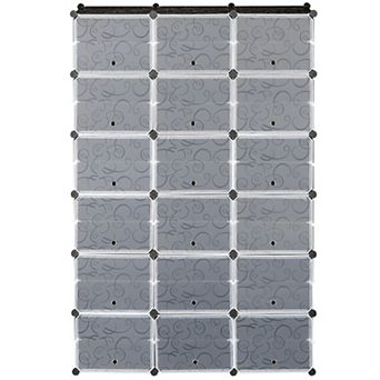 12 tier Portable Shoe Rack Organizer for Up to 72 Pairs - Customizable Storage Solution