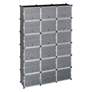 12 Tier Portable Shoe Rack Organizer for Up to 72 Pairs - Customizable Storage Solution