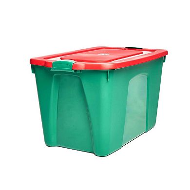 Homz 4-Pack Durabilt 22-Gallon Latching Tough Containers | Holiday