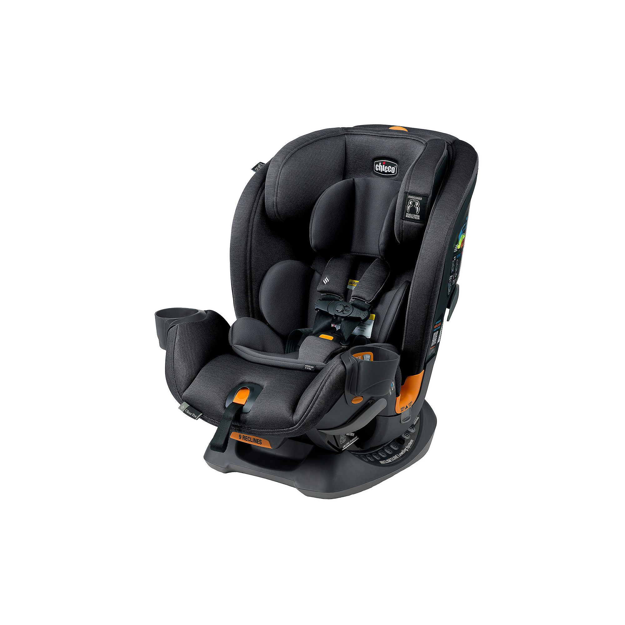 Chicco OneFit ClearTex All-In-One Car Seat, Black