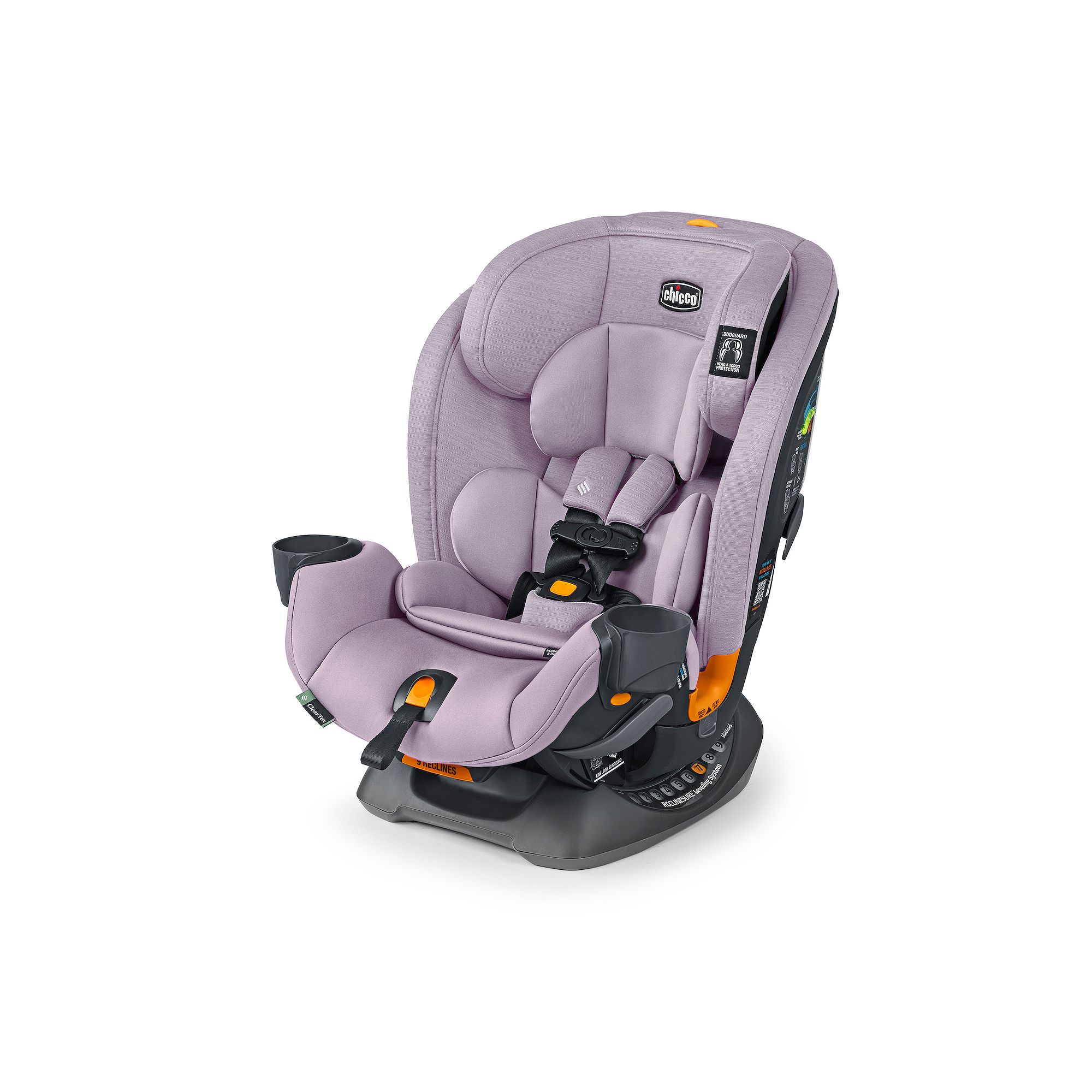 Chicco OneFit ClearTex All-In-One Car Seat, Lilac Purple