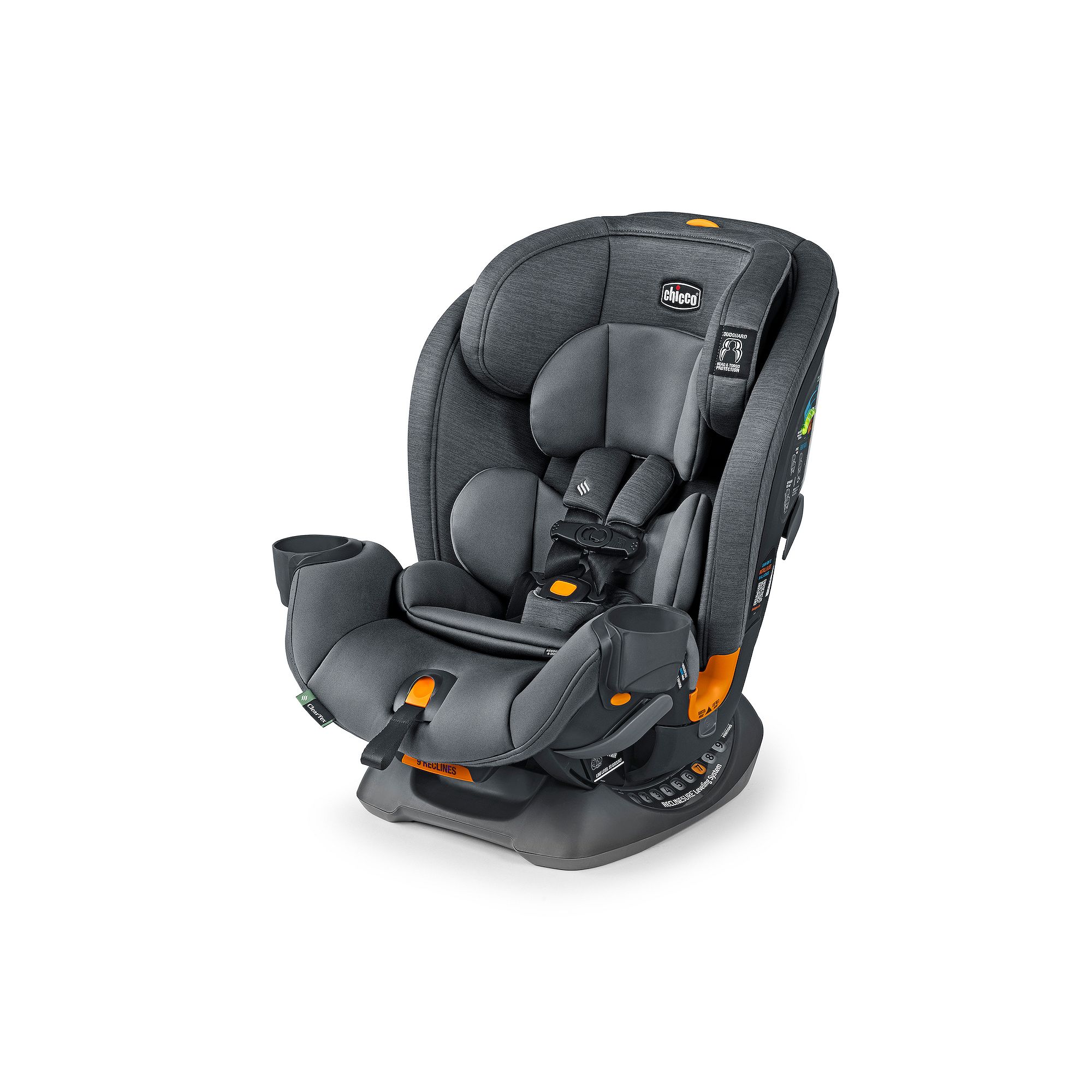 Chicco OneFit ClearTex All-In-One Car Seat, Grey