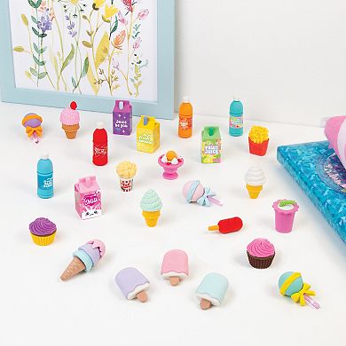 Girls Make It Real 3C4G: Snacks 'N Sweets Puzzle Eraser Set