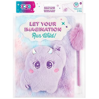 Make It Real 3C4G: Imagination Land Wild Style Plush Journal & Pen