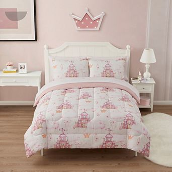 Sweet Home Collection Kid's Fairytale Princess Bed-in-a-Bag Comforter & Sheet Set