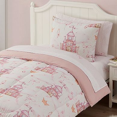 Sweet Home Collection Kid's Fairytale Princess Bed-in-a-Bag Comforter & Sheet Set