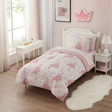 Sweet Home Collection Kid's Fairytale Princess Bed-in-a-Bag Comforter & Sheet Set