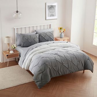 Sweet Home Collection Luna Crushed Velvet Comforter Set