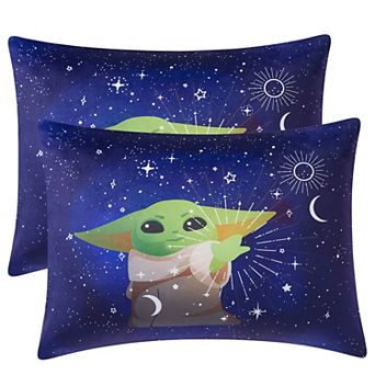 Sweet Home Collection Star Wars Grogu Reversible Bed Pillow 2-Pack Set