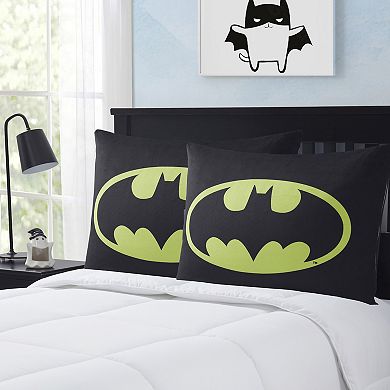 Sweet Home Collection Batman Signal Reversible Bed Pillow 2-Pack Set
