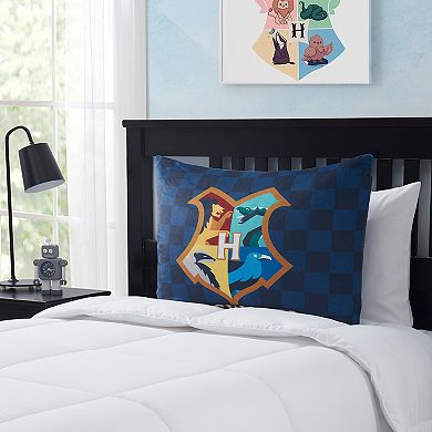 Sweet Home Collection Harry Potter Hogwarts Reversible Bed Pillow
