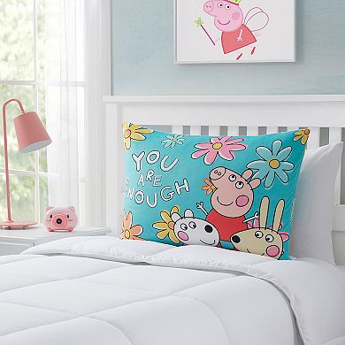 Sweet Home Collection Peppa Pig Reversible Bed Pillow