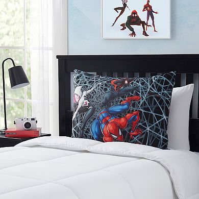Sweet Home Collection Spider-Man Spidey Friends Reversible Bed Pillow