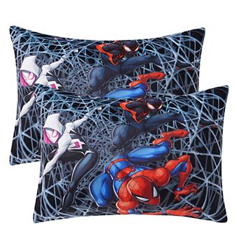 Sweet Home Collection Spider-Man Spidey Friends Reversible Bed Pillow 2-Pack Set