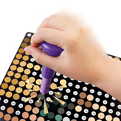 Make It Real: Disney Stamp To Reveal - Jasmine, Belle, Rapunzel Storybook DIY 3 Princess Dot Posters