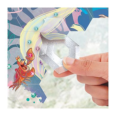 Make It Real Disney's The Little Mermaid Ariel: Window Art Mosaic Reusable Puzzle Window Clings