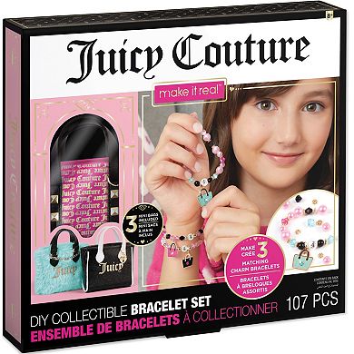 Make It Real: Juicy Couture: Mini Handbag Bracelet Wardrobe DIY Jewelry Kit, Make 3 Charm Bracelets