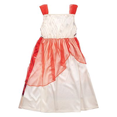 open lace back dress Girls Dress - Dragonfly Botanical Print with Twirly Skirt and Lace main image 0