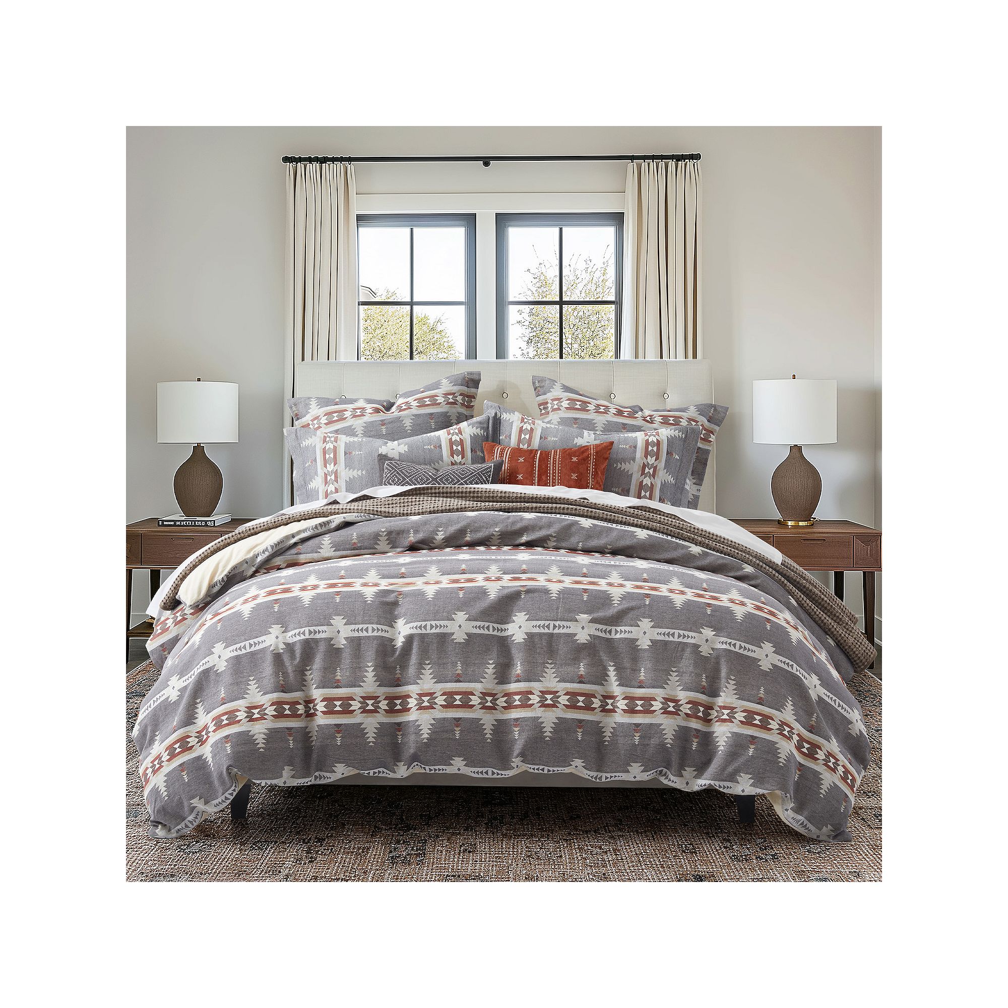 Levtex Home Corrales Comforter Set with Shams, Gray