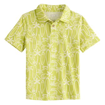 Boys 4-12 Jumping Beans® Allover Print Jersey Polo