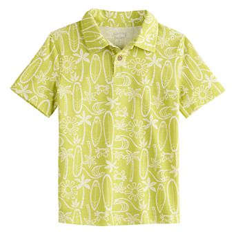 Boys 4-12 Jumping Beans® Allover Print Jersey Polo