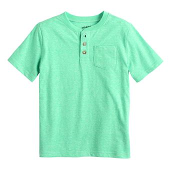Boys 4-12 Jumping Beans® Short Sleeve Pocket Henley Tee