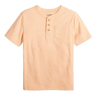 Boys 4-12 Jumping Beans® Short Sleeve Pocket Henley Tee