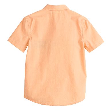 Boys 4-8 Jumping Beans® Short Sleeves Button Down Shirt