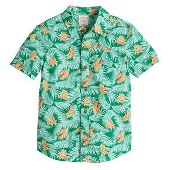 Boys 4-8 Jumping Beans® Short Sleeves Button Down Shirt