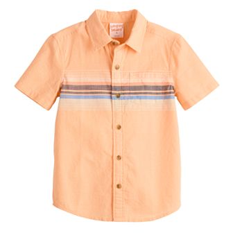 Boys 4-8 Jumping Beans® Short Sleeves Button Down Shirt