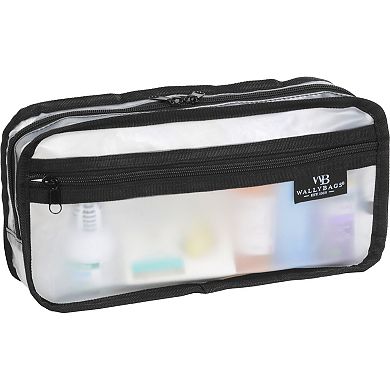 WallyBags Solutions 20” Expandable Spinner Carry-On with Padded Electronics Pockets