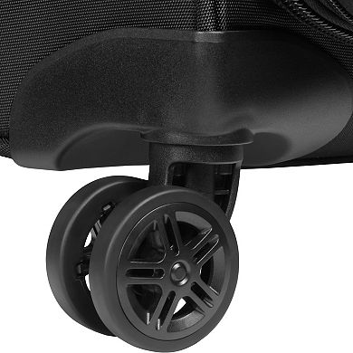 WallyBags Solutions 20” Expandable Spinner Carry-On with Padded Electronics Pockets