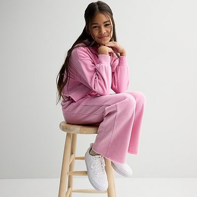 Girls 8-20 eyeshadow Quarter Zip Pullover Sweater