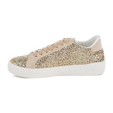 London Rag Shinding Women's Glitter Star Chunky Sneakers