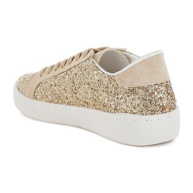 London Rag Shinding Women's Glitter Star Chunky Sneakers