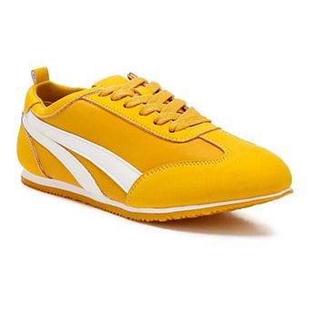 London Rag Montek Women's Metallic Lace-Up Sneakers