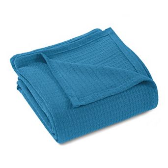 SUPERIOR Waffle Weave Honeycomb Knit Cotton Blanket