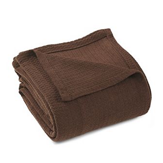 SUPERIOR Waffle Weave Honeycomb Knit Cotton Blanket