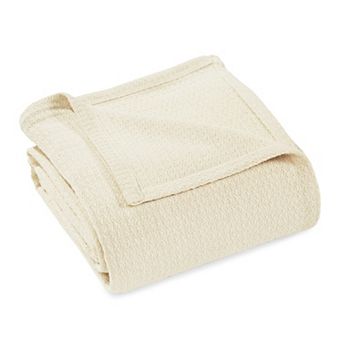 SUPERIOR Waffle Weave Honeycomb Knit Cotton Blanket
