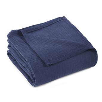 SUPERIOR Waffle Weave Honeycomb Knit Cotton Blanket