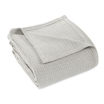 SUPERIOR Waffle Weave Honeycomb Knit Cotton Blanket