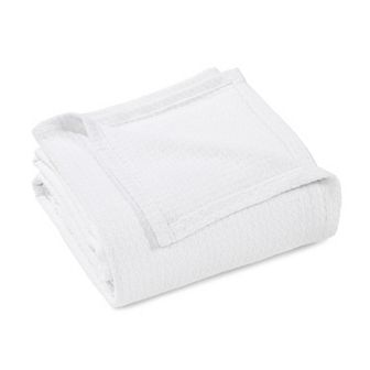SUPERIOR Waffle Weave Honeycomb Knit Cotton Blanket