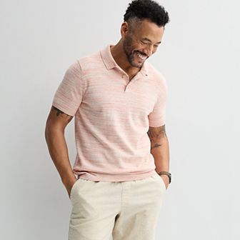 Men's Sonoma Goods For Life® Short Sleeve Sweater Polo