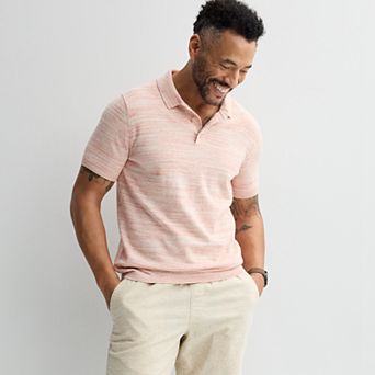 Men's Sonoma Goods For Life® Short Sleeve Sweater Polo