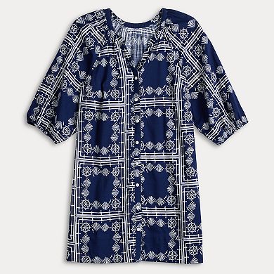 Women's Sonoma Goods For Life® Adaptive Button Front Dress