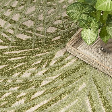 Nourison Aloha Palm Tree Indoor / Outdoor Rug