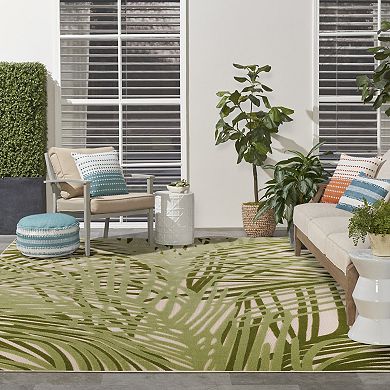 Nourison Aloha Palm Tree Indoor / Outdoor Rug